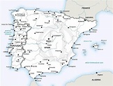Vector Map of the Iberian Peninsula Political | One Stop Map