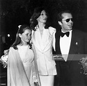 American actors Anjelica Huston and Jack Nicholson and Nicholson's ...