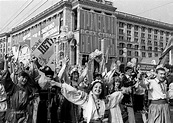 International Workers' Day parade in Kyiv, Ukrainian SSR, USSR, on May ...