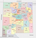 New Mexico Counties Map | Mappr