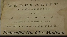 The Federalist No.63 - YouTube