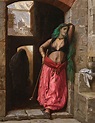 Girl of Cairo Painting by Jean-Leon Gerome - Pixels