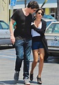 Cory Monteith cuddles up to girlfriend Lea Michele as they step out for ...