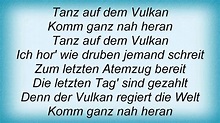 15111 Nena - Tanz Auf Dem Vulkan Lyrics - YouTube