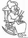 coloring Grandmother day, page grand mother to print out or color online