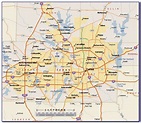 Map Of The Dallas Metroplex Area - Maps : Resume Examples #XnDEjPd5Wl