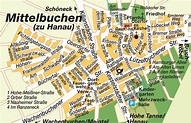 Hanau Plan et Image Satellite