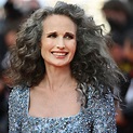 Silver Pride: Andie MacDowell, 63, Recasts Grey Hair as Glam on Cannes ...