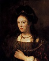 Saskia, the Artist's Wife, 1643 - Rembrandt - WikiArt.org