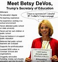 Betsy DeVos Quite Possibly the Most Unqualified SoE Pick | Know Your Meme