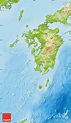 Physical Map Of Kyushu | Images and Photos finder