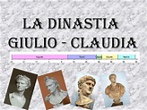 La dinastia Giulio Claudia | Schemi e mappe concettuali di Storia | Docsity
