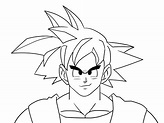 Goku Para Dibujar Facil Cuerpo Completo – dibujos de colorear