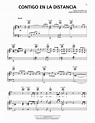 Contigo En La Distancia Partituras | Luis Miguel | Piano, Voz y Acordes ...