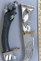 Ted Miller - 2 Large Carved Knives