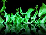 Green Flame Wallpaper - WallpaperSafari