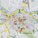 Karte von Bayreuth- Stadtplan Bayreuth