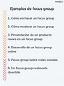 💎 Cómo hacer un focus group en tu empresa (con ejemplos) - Marketing