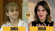 Emma Watson Interview Comparison and Evolution From age 10 to 28 young ...