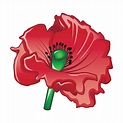 Garden poppy icon, cartoon style 15229049 Vector Art at Vecteezy