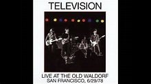 Television- Marquee Moon (Live at the Old Waldorf, 1978) - YouTube