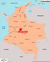 Mapa de Bogotá | Colombia | Mapas Detallados de Bogotá