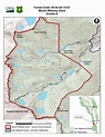 Whitney Zone Map shows permit requirement areas | Sequoia national park ...