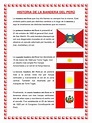 Historia de La Bandera Del Perú | Símbolos nacionales | Bandera