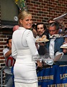 Rebecca Romijn during Rebecca Romijn Visits "The Late Show With David ...