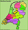 Netherlands provinces map | List of Netherlands provinces