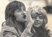 Keith Emerson and his wife, Elinore, enjoy a cognac break from ELP tour ...