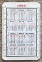 calendario año 1966 - grasas iberia, s.a. - zar - Comprar Calendarios ...