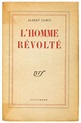 L'Hommé Revolté [The Rebel] by CAMUS, Albert: Fine Softcover (1951 ...