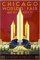 File:Chicago world's fair, a century of progress, expo poster, 1933, 2 ...