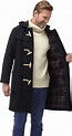 Original Montgomery Dufflecoat Herren mit Holz Knebel: Amazon.de ...