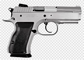 Pistolas Gimp, pistola semiautomática plateada y negra, png | PNGEgg
