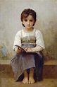 The hard lesson, 1884 - William-Adolphe Bouguereau - WikiArt.org