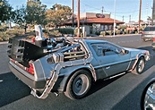 Back to the Future DeLorean arrives 1 year too early : Las Vegas 360