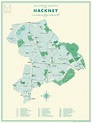 Concept design: A map of the London Borough of Hackney on Behance ...