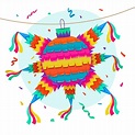 Piñata posada plana | Vector Gratis