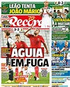 Capa - Jornal Record - capa de hoje
