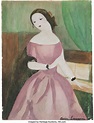 Marie Laurencin. Watercolor Painting from Camille Signed. "Marie | Lot ...