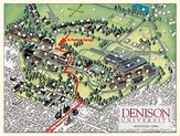 Denison University Campus Map – Map Vector