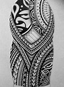 I created a Polynesian half sleeve tattoo design for my brother ...