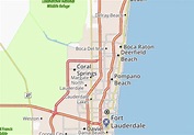 MICHELIN-Landkarte Coconut Creek - Stadtplan Coconut Creek - ViaMichelin