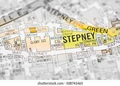 Stepney London Uk Map Stock Photo 508741465 | Shutterstock