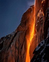 Amazing pics shows Yosemite’s rare ‘FIREFALL’ phenomenon which creates ...