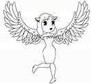 Alice Angel With Wings Coloring Page - Free Printable Coloring Pages ...