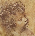 Study of a child's head by Leonardo Da Vinci | Renaissance art ...