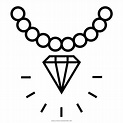 Dibujo De Collar De Diamantes Para Colorear - Ultra Coloring Pages